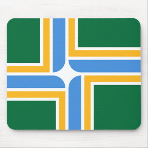 Mousepad mit Flagge von Portland, Oregon