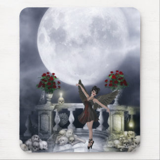 Mousepad mit gotischem Engels-Tanzen u. Mond