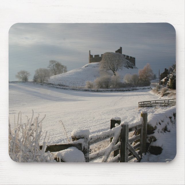 Mousepad mit Hume Schloss im Winter (Vorne)