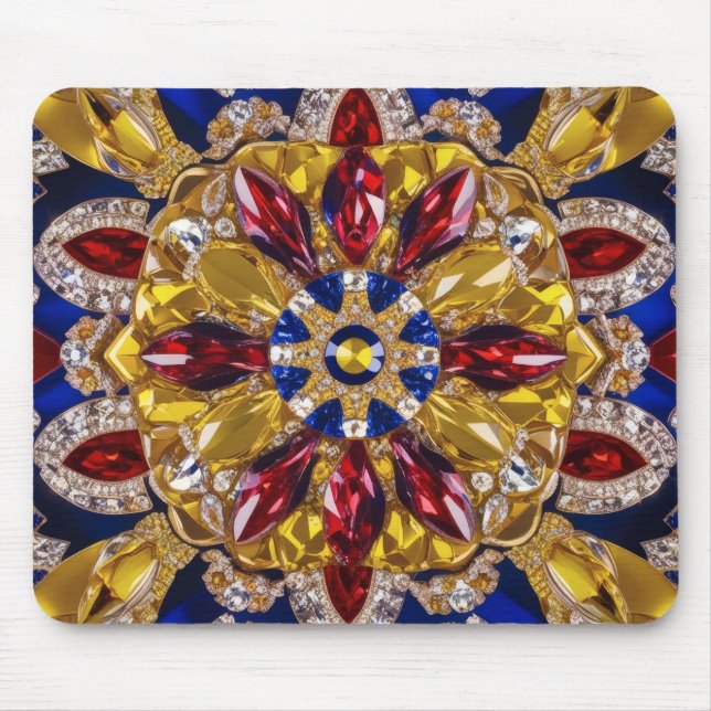 Mousepad mit kolumbianischer Farbgestaltung (Vorne)