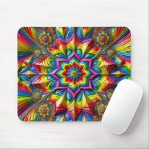Mousepad mit LGBTQ-Farbdesign