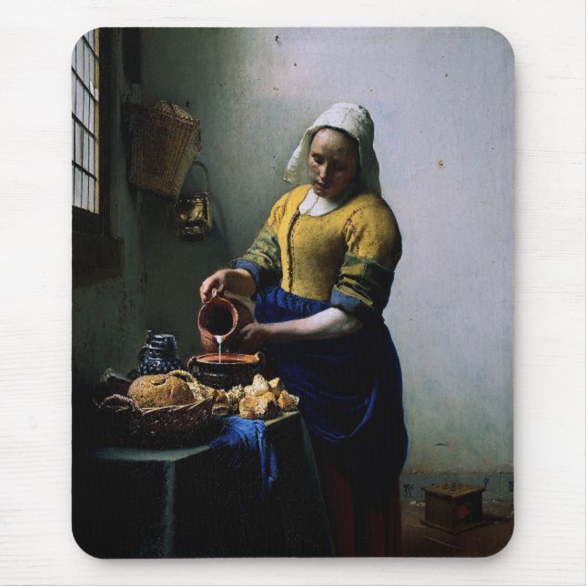 Mousepad mit Malerei Johannes Vermeer (Vorne)