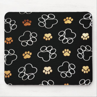 Mousepad mit Paw Prints