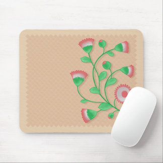 Mousepad mit rosa Blume