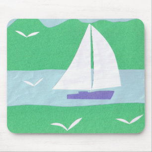 Mousepad mit Sailboat Design