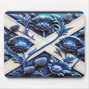 Mousepad mit schottischem Thistles-Design