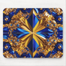 Mousepad mit schwedischem Farbdesign