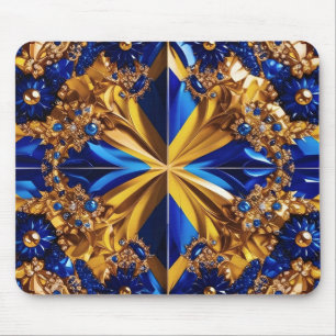 Mousepad mit schwedischem Farbdesign