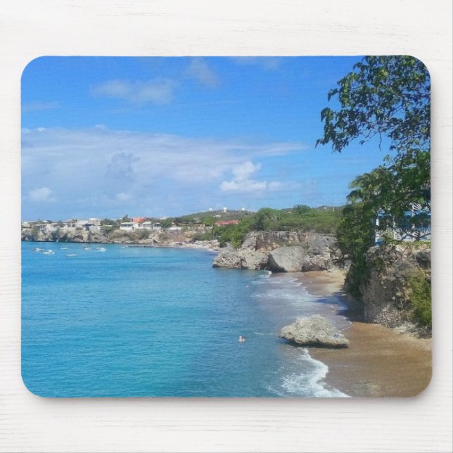 Mousepad mit Strand-Ansicht Westpoint Curaçao (Vorne)