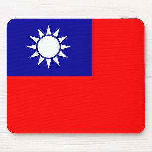 Mousepad mit taiwanesischer Flagge
