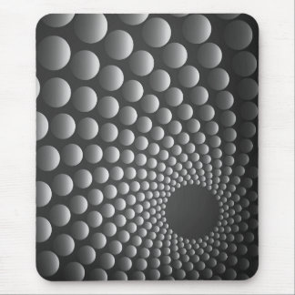 Mousepad, modern, schwarz, grau, abstrakt, Punkte Mousepad