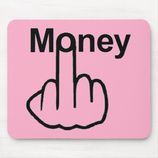 Mousepad Money Gedreht (Vorne)