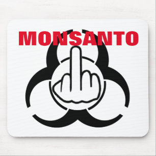 Mousepad Monsanto Bio Hazard Gedreht