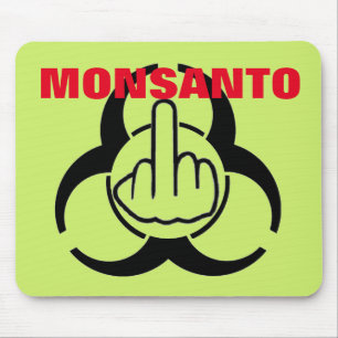Mousepad Monsanto Bio Hazard Gedreht