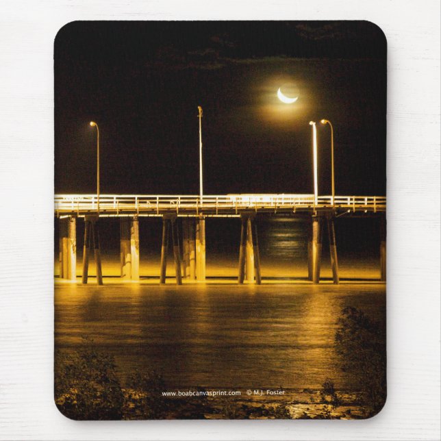 Mousepad - Moonlit Pier (Vorne)
