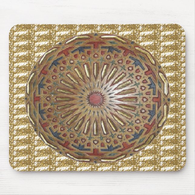 Mousepad Morrocon Beauty on Gold (Vorne)