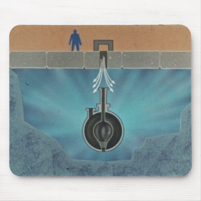 Mousepad-Mousepad-Experiment mit homogenen Reaktor Mousepad (Vorne)