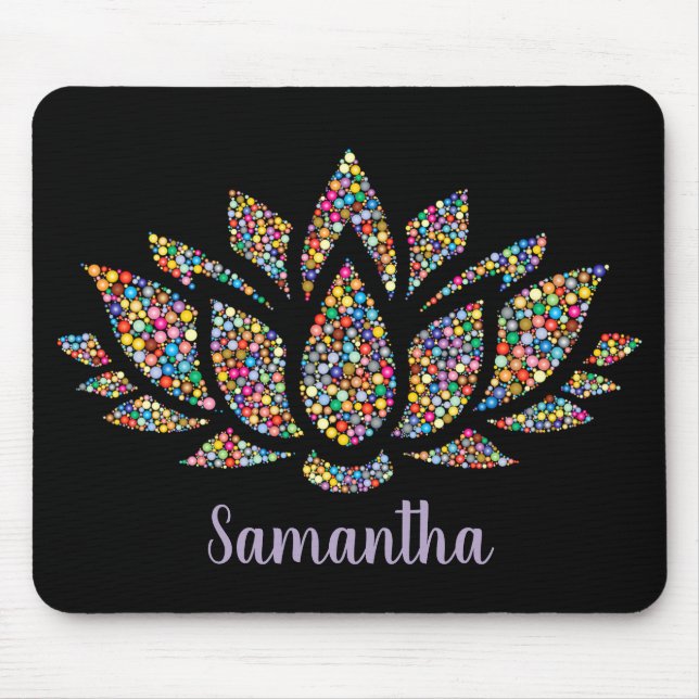 Mousepad-Mousepad für die Blume Lotus Mousepad (Vorne)