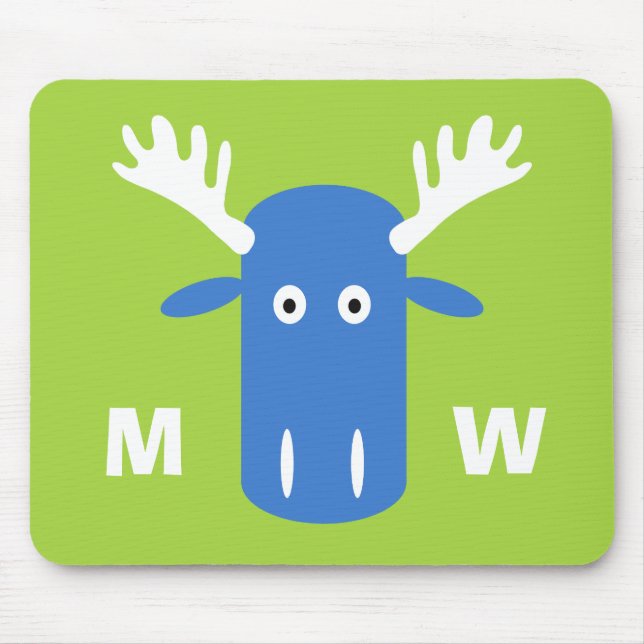 Mousepad Mousepad Moose Head Pop Art (Vorne)