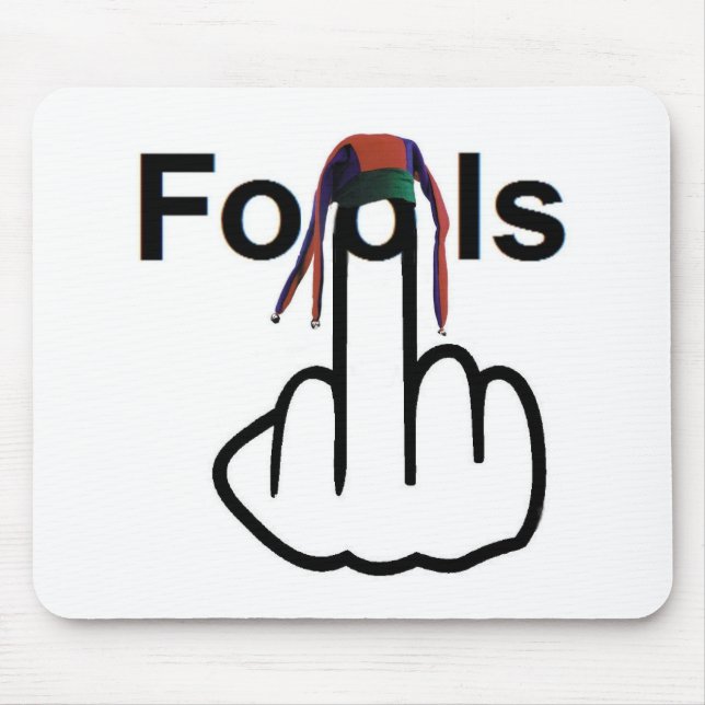 Mousepad-Narren Gedreht Mousepad (Vorne)