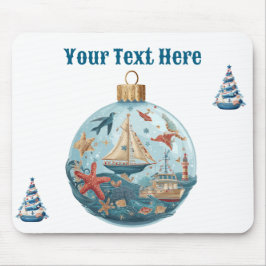 Mousepad Nautical Christmas