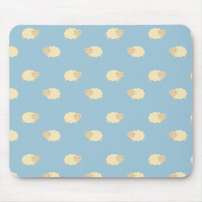 Mousepad niedlich Sheep Pattern (Vorne)