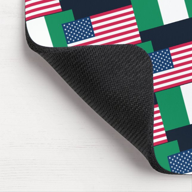 Mousepad, nigerianisch und amerikanisch mousepad (Ecke)