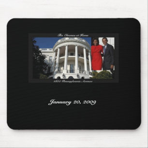 Mousepad Obama Schwarzes 1600