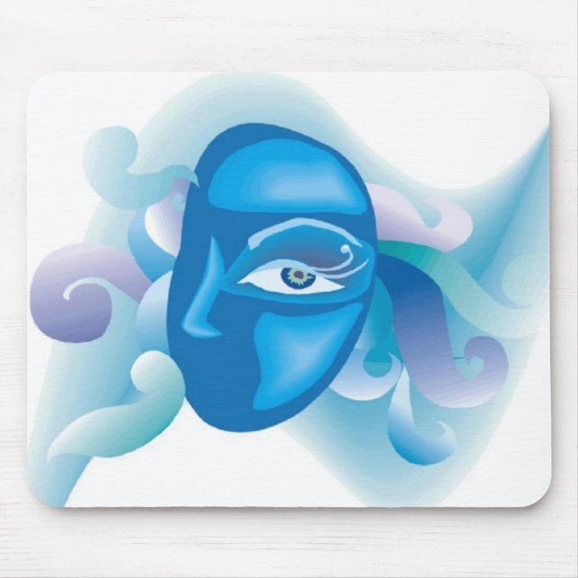 Mousepad-One mit Augen Fantasie Mousepad (Vorne)