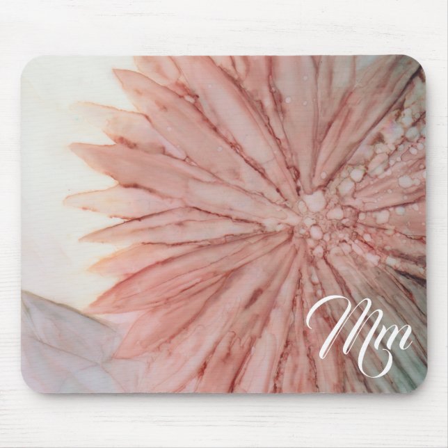 Mousepad "Pinkish Floral Painting" (Vorne)