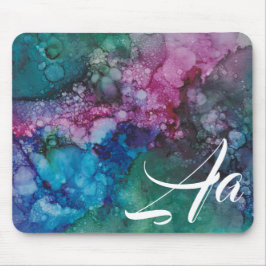Mousepad "Pinks & Blue Inkblot"