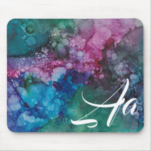 Mousepad "Pinks & Blue Inkblot"