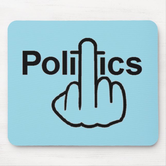 Mousepad-Politik Gedreht Mousepad (Vorne)