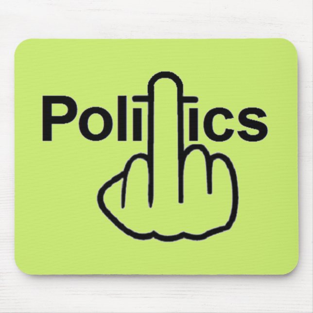 Mousepad-Politik Gedreht Mousepad (Vorne)
