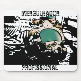 MousePad professioneller Taucher stilized