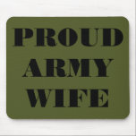 Mousepad Proud Army Ehefrau<br><div class="desc">Mousepad Proud Army Ehefrau</div>