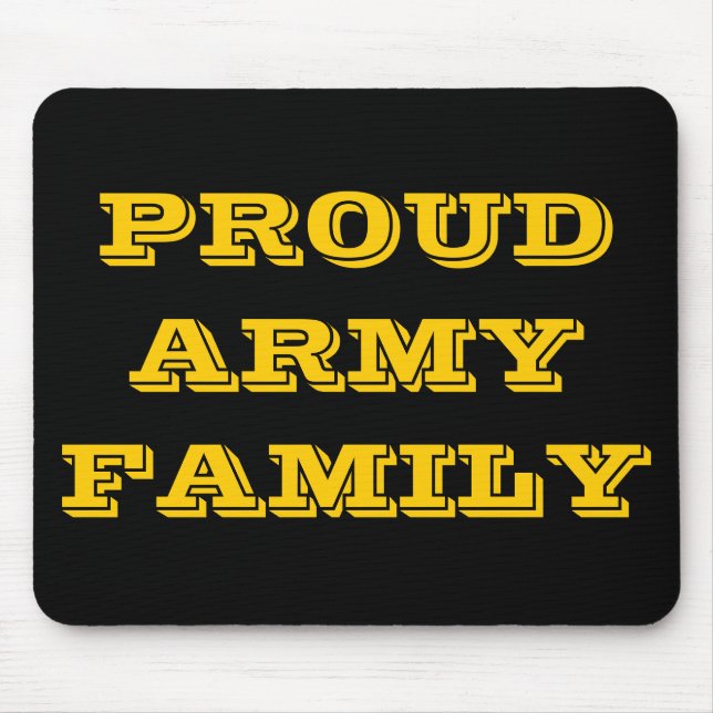 Mousepad Proud Army Family (Vorne)