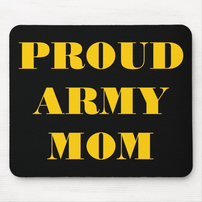Mousepad Proud Army Mama (Vorne)