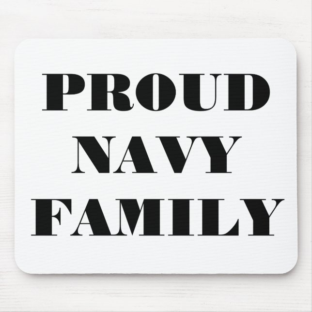Mousepad Proud Navy (Vorne)