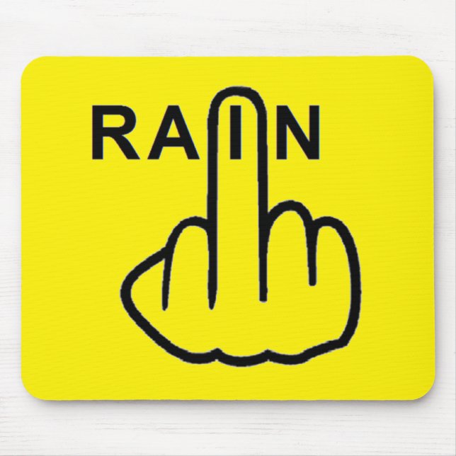 Mousepad Rain Gedreht (Vorne)