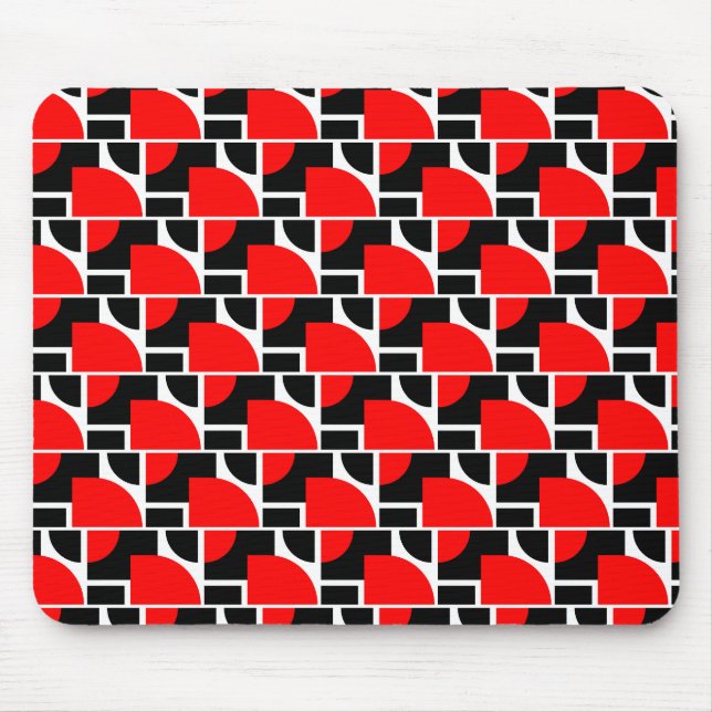 Mousepad Red Pattern AAA (Vorne)