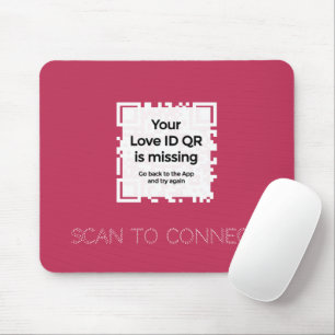 Mousepad - RED - QR - GLAM Collection