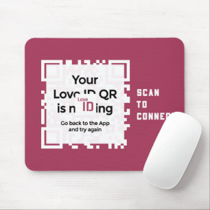 Mousepad - RED - QR - PURE Collection