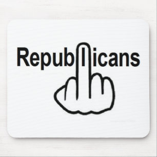 Mousepad-Republikaner Drehte Mousepad
