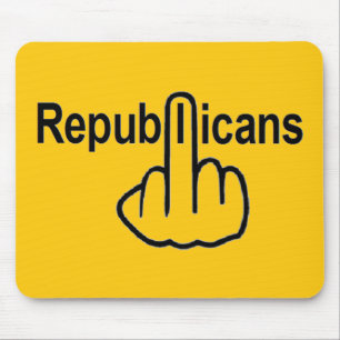 Mousepad-Republikaner Drehte Mousepad