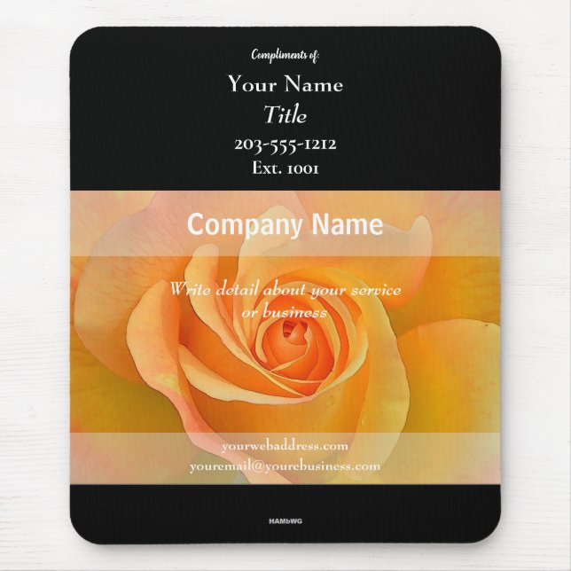 Mousepad-Rose - HAMbyWG Mousepad (Vorne)