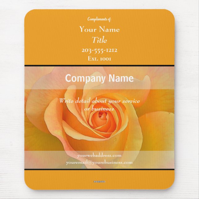 Mousepad-Rose - HAMbyWG Mousepad (Vorne)