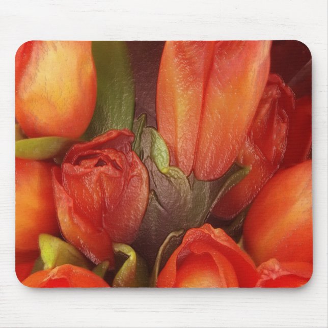 Mousepad - Rote Tulips (Vorne)