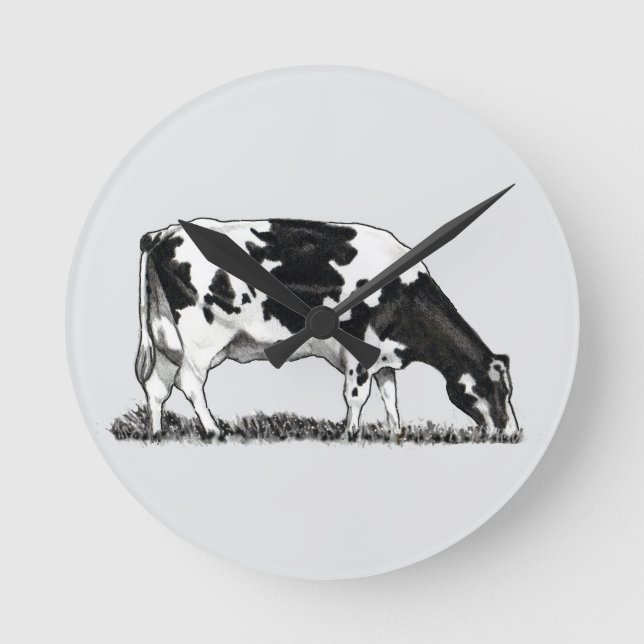 Mousepad Runde Wanduhr (Vorderseite)