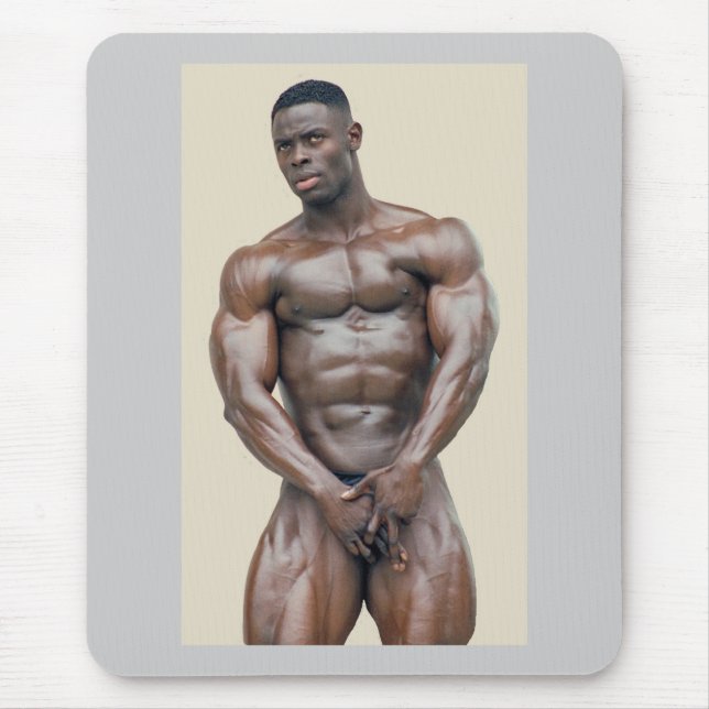Mousepad, Sam Addo, Bodybuilder S39B Mousepad (Vorne)